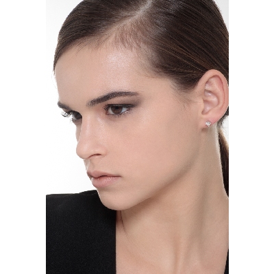 Ohrstecker Weißgold 750 Diamant