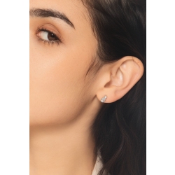 Ohrstecker Weißgold Aquamarin Diamanten 2