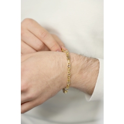 Armband Herren Weissgold Gelbgold 18K 2