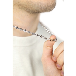 Designer Kette Herren Weissgold 18 Karat, 50 cm 2