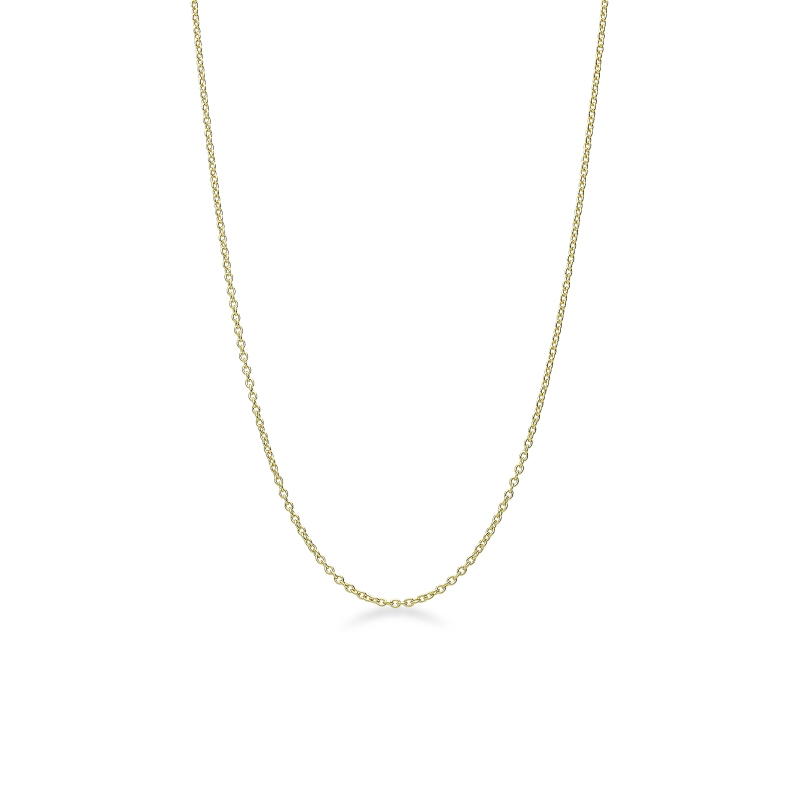 Rolokette Gelbgold 18 Karat 60 cm