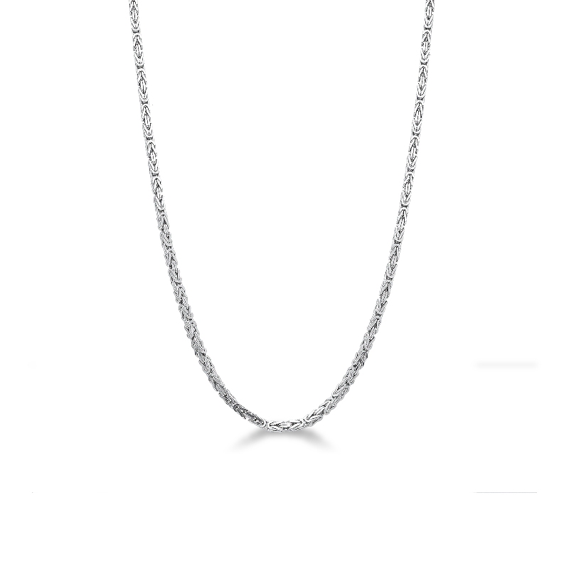 40 cm Königskette aus Weißgold 18k  