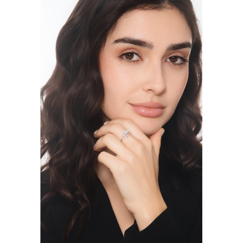 TOI&MOI Damenring mit drei Diamanten