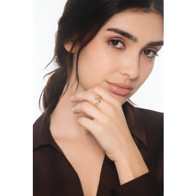 750er Gelbgold TOI&MOI Schlangen Ring 