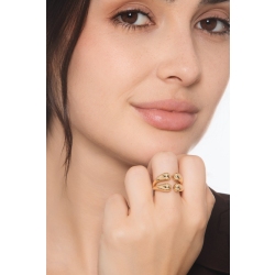 Offener Chunky Ring aus 18 Karat Gelbgold 2