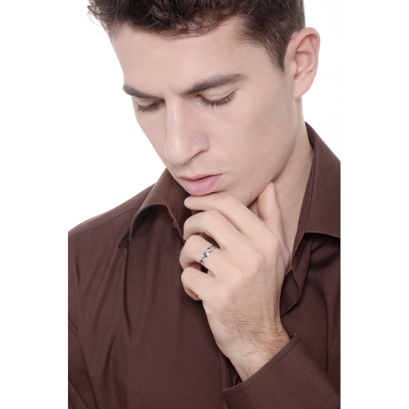 750er Weißgold Ehering 