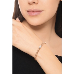 Modernes Armband Roségold 18K mit Diamanten Pavé 2