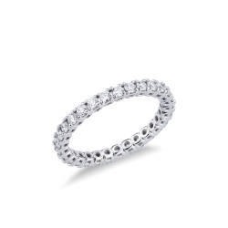 Memoire Diamant Ring Weissgold 