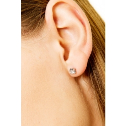 Einzelner Ohrstecker Damen mit Diamant, 0,20 ct 2