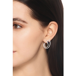 Weissgold Designer Ohrringe Saphir Diamanten 2