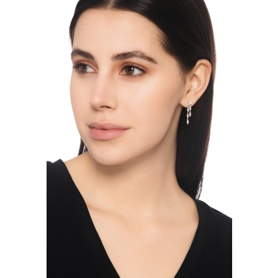 Weißgold 750 Diamant-Ohrhänger