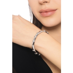 Elastisches Armband Diamanten Weissgold 2