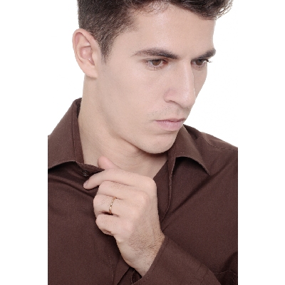 18k Gelbgold Vorsteckring 