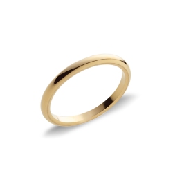 18k Gelbgold Vorsteckring 