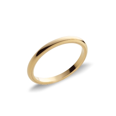 18k Gelbgold Vorsteckring 