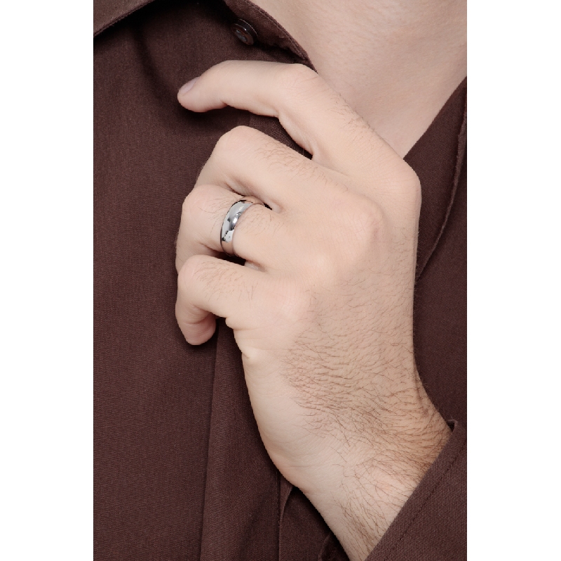 Ehering aus Weißgold 750