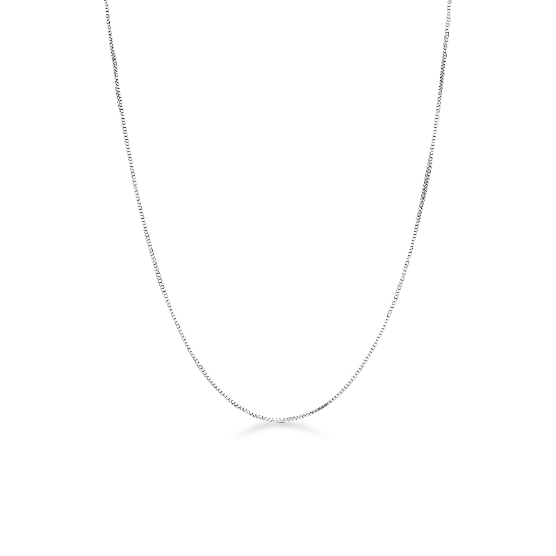 Herrenkette Weißgold 750 ohne Anhänger