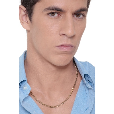 Panzerkette 750er Gelbgold Herren 50 cm