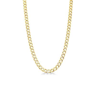 Panzerkette 750er Gelbgold Herren 50 cm