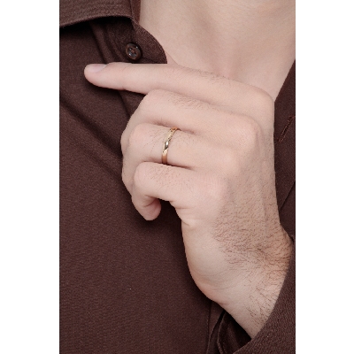 Trauring 3mm Gelbgold 18 Karat