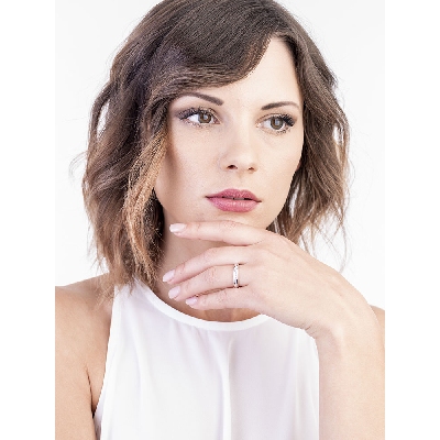 Weissgold Ehering Komfort