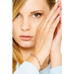 Designer Damenarmband Weißgold Rosegold Diamanten  2