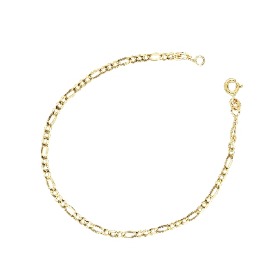 Herrenarmband aus Gelbgold 18Karat, 21 cm