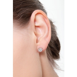 ILLUSION Ohrstecker 18 Karat Weißgold Diamanten 2