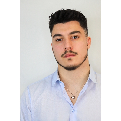 Herrenkette mit Anhänger Diamant Windrose Weissgold 