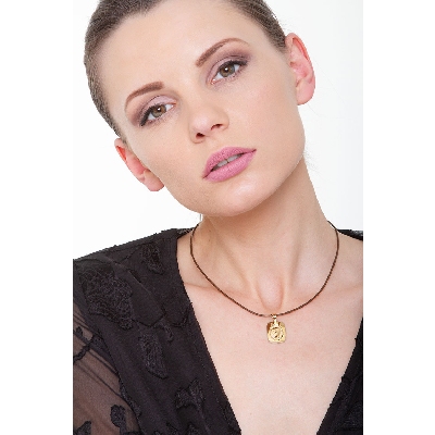 Medaille Gelbgold mit heilige Maria 