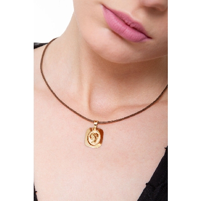 Medaille Gelbgold mit heilige Maria 