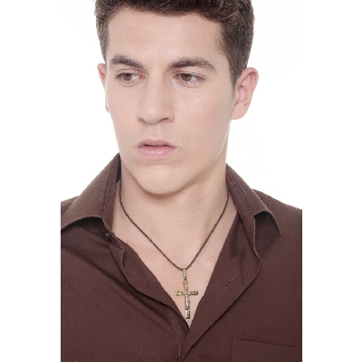 Anhänger von Jesus Weißgold Gelbgold