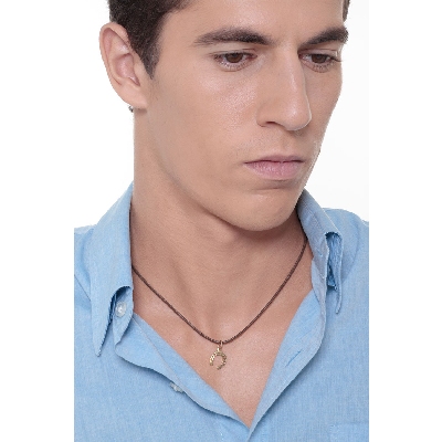 Hufeisen Anhänger aus 750er Gelbgold