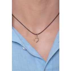 Hufeisen Anhänger aus 750er Gelbgold 2