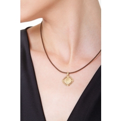 Medaille Gelbgold mit Madonna und Kind  2