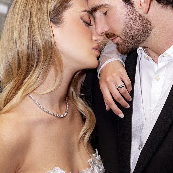 Eheringe aus Weißgold von Gioielli di Valenza